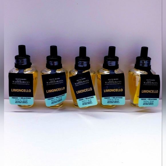 Bath & Body Works LIMONCELLO Wallflowers Fragrance Refill, 0.8 fl oz (5 pack) - Picture 3 of 4